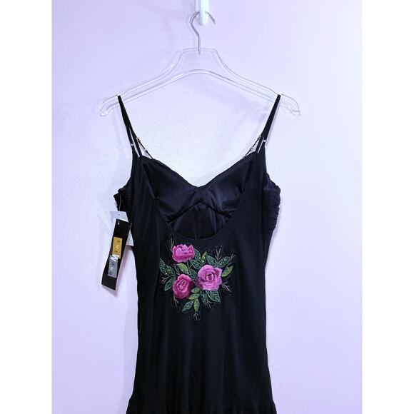 Sue Wong Embellished Mino Dress in Boack Size 10 - Picture 6 of 11